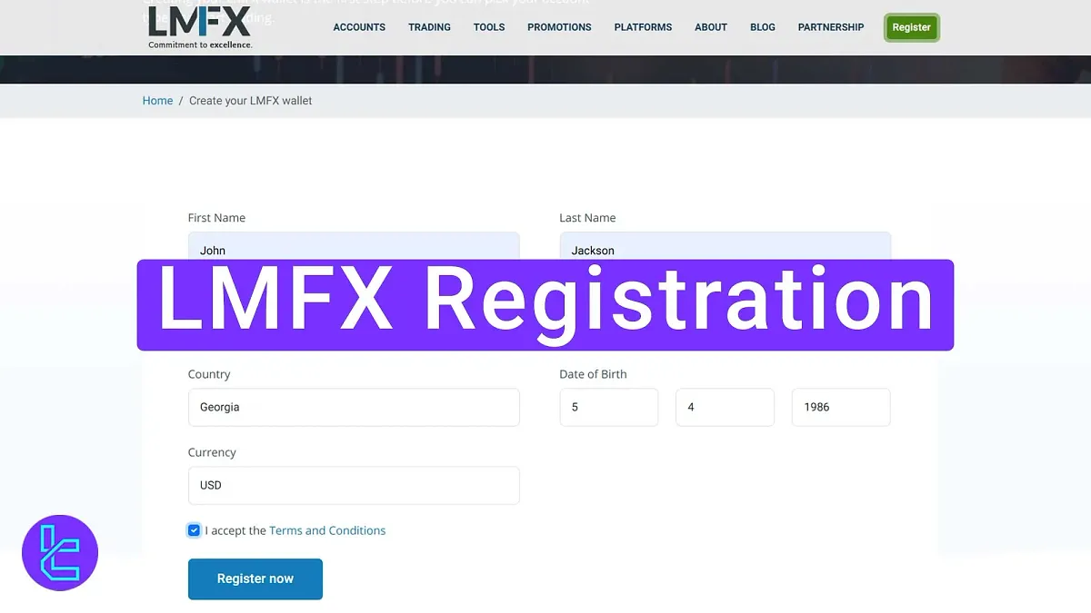 LMFX Registration 2025 [Create an Account in 5 Minutes]