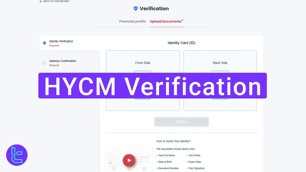 HYCM Verification 2025 [POI and POA Document Upload in 5 to 7 Minutes]