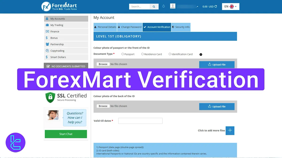 ForexMart Verification 2025 [4-Step Guide to POI and POA Document Upload]