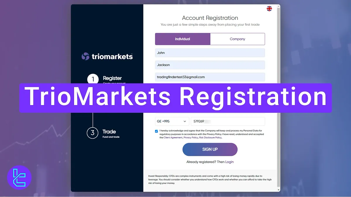 TrioMarkets Registration 2025 [2-Step Process to Access Your Dashboard]