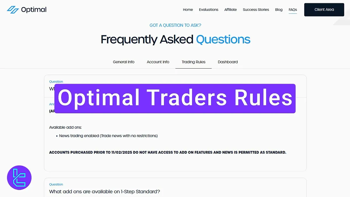 Optimal Traders Rules - News Trading Before 11/02/2025 Fully Allowed 2025