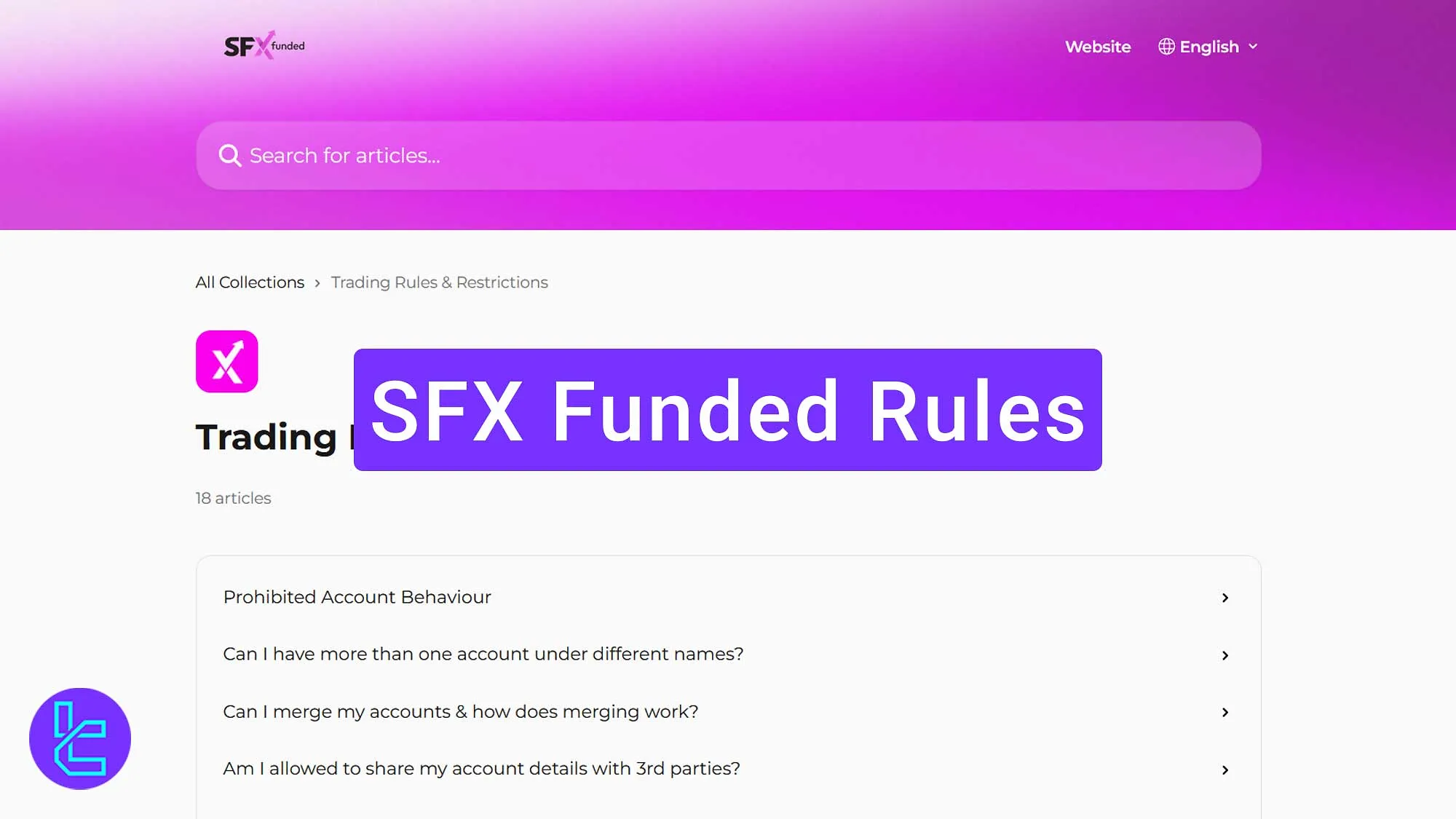 SFX Funded Rules
