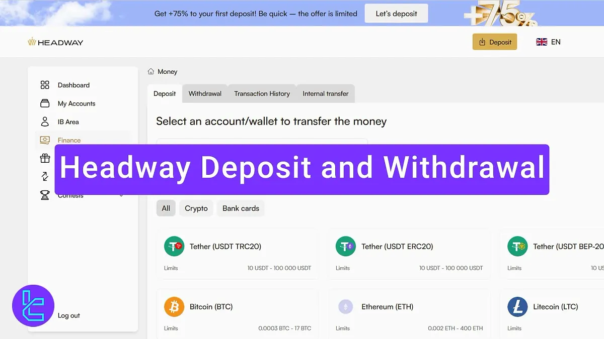 Headway Deposit and Withdrawal - Crypto & Bank Cards [0% Fees] 2025
