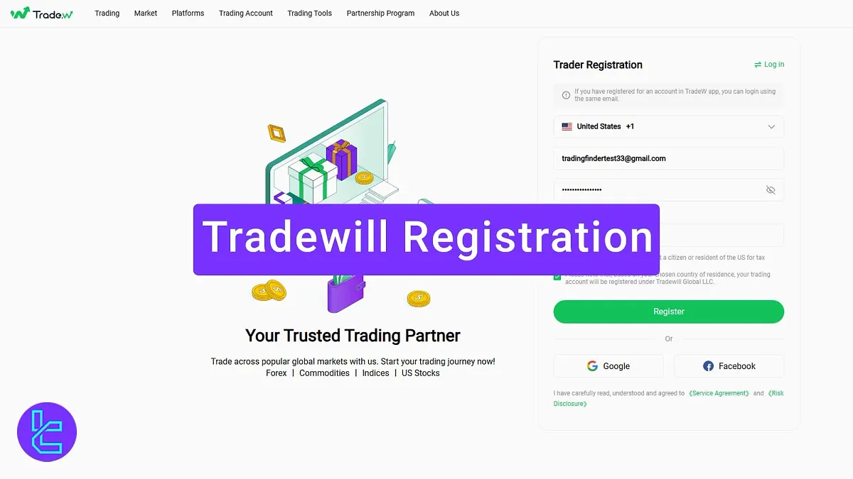 Tradewill Registration - Signup Using Your Email [2 Steps] 2025