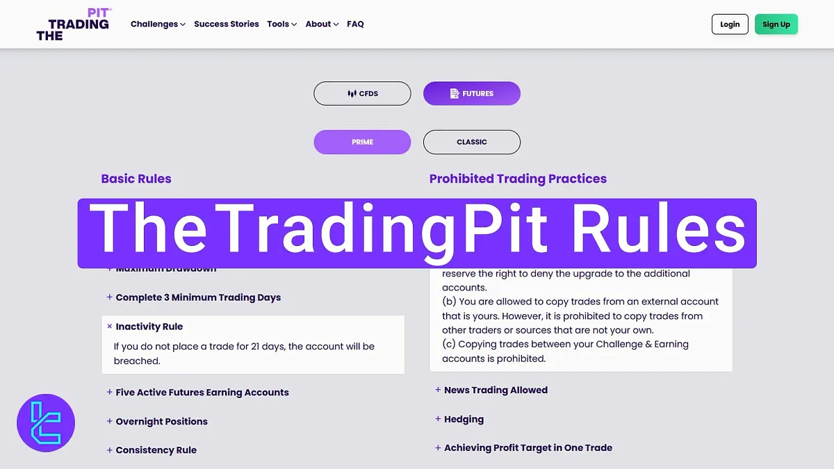 The Trading Pit Rules - Copy Trading in Futures Allowed [Up to 5] 2025
