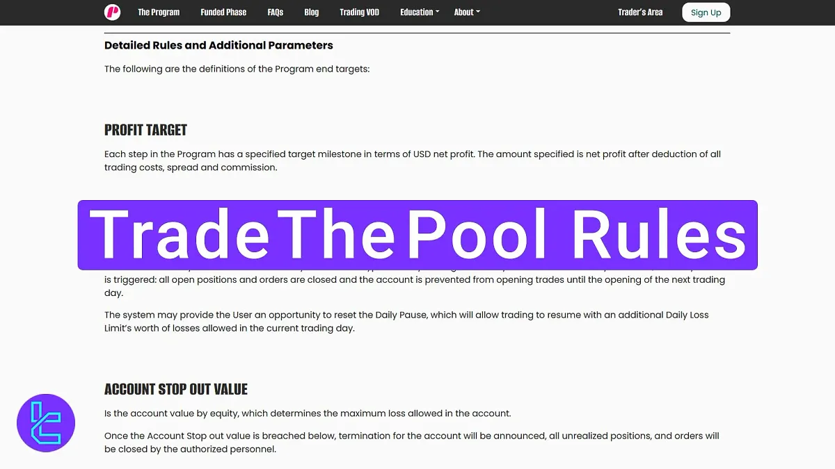 Trade The Pool Rules - Copy Trading Only Between 2 Accounts 2025
