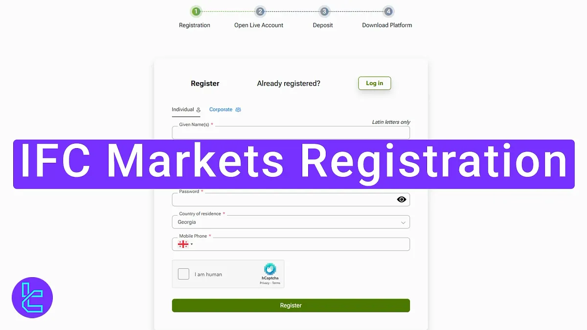 IFC Markets Registration 2025 [3-Step Process, Email Verification Required]