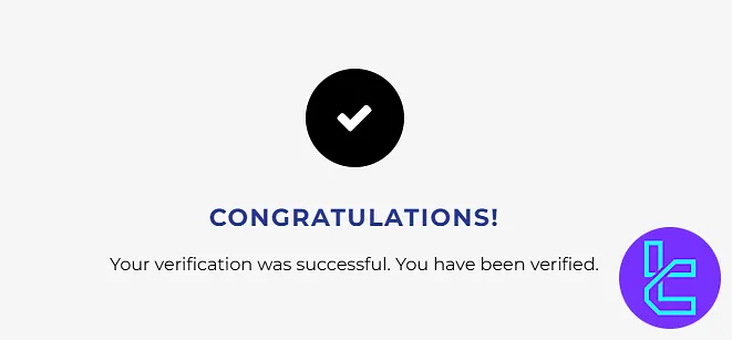 EnviFX account authentication success message on dashboard