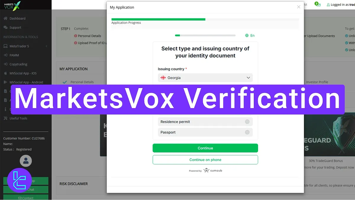 MarketsVox Verification 2025 [3-Step POI and POA]