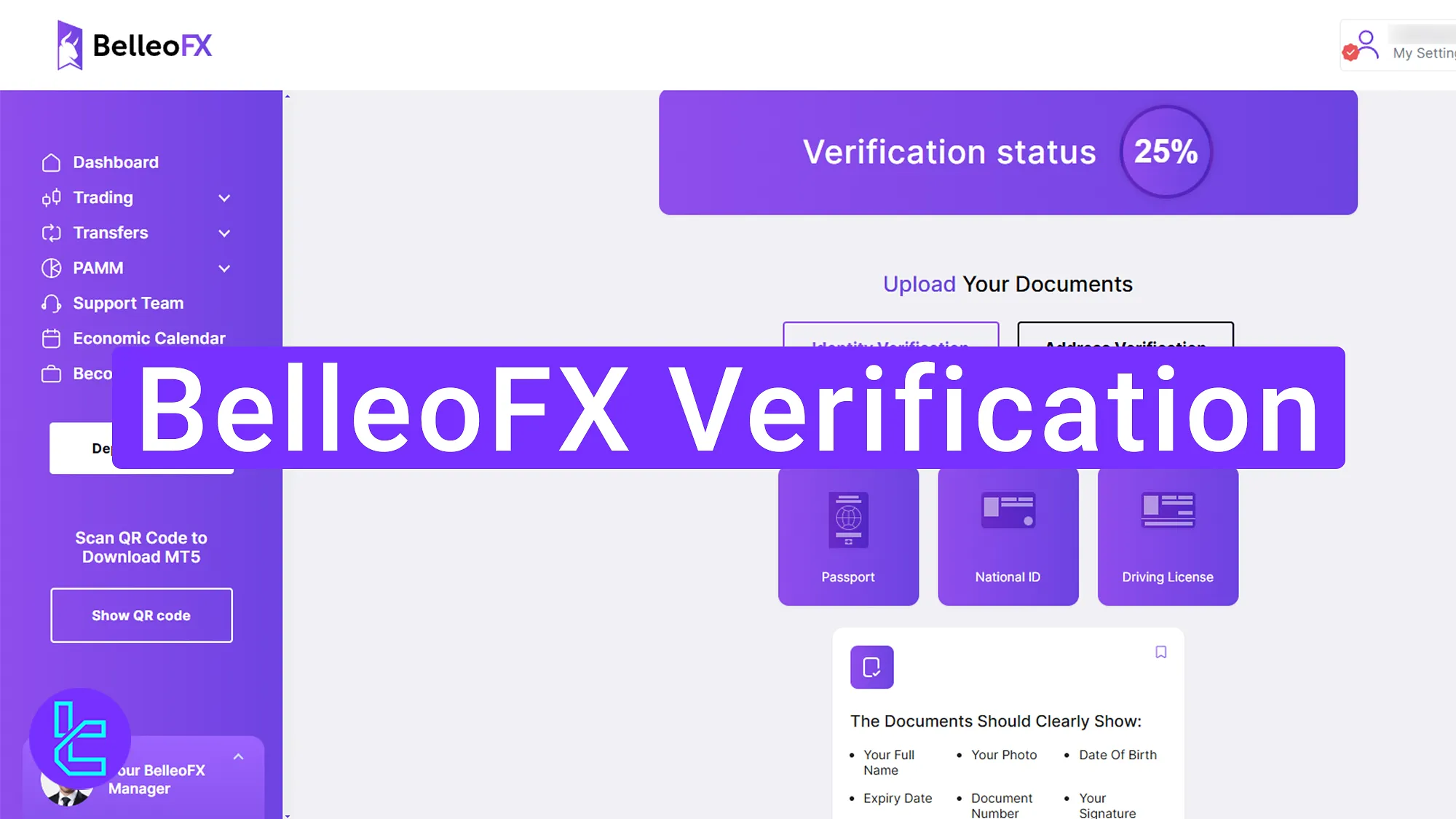 BelleoFX Verification in 2025 - Complete in 2 Steps