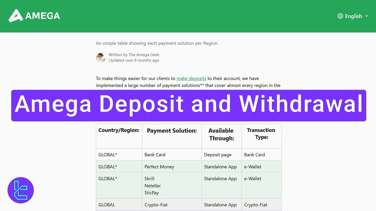 Amega Deposit and Withdrawal - Neteller, SticPay, Skrill [0% fees] 2025	
