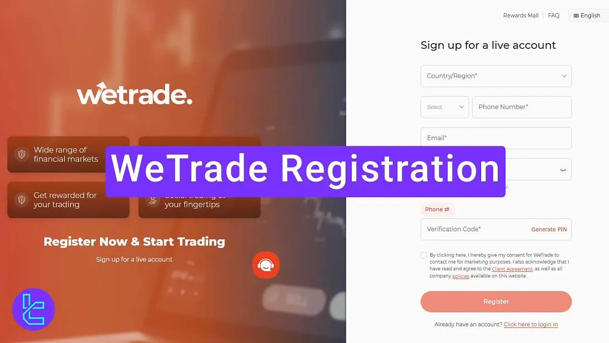 WeTrade Registration - Sign Up by Email & Phone [3 Steps] 2025
