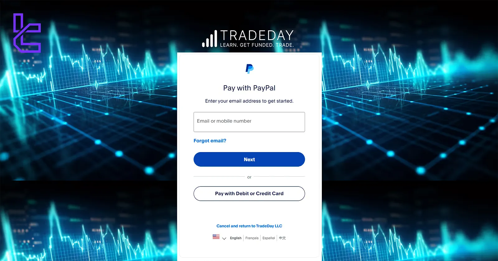 Payment methods on TradeDay