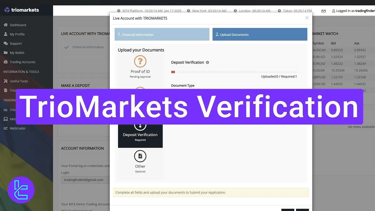 TrioMarkets Verification 2025 - 7 Steps to Complete KYC
