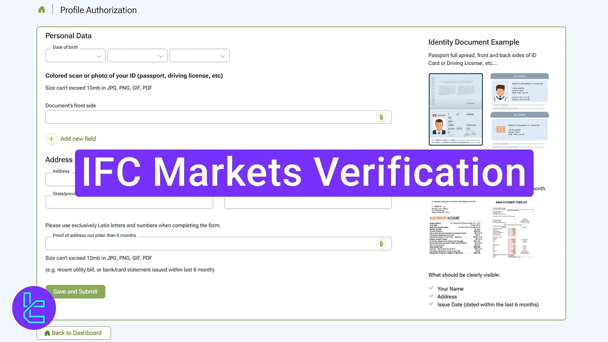 IFC Markets Verification 2025 [POI and POA KYC within a Few Hours]