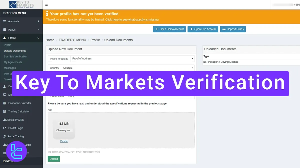 Key To Markets Verification 2025 – 5-Minutes Step-by-Step KYC Guide