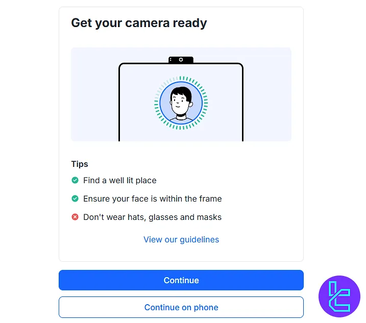 Recording selfie video for NAGA identity validation