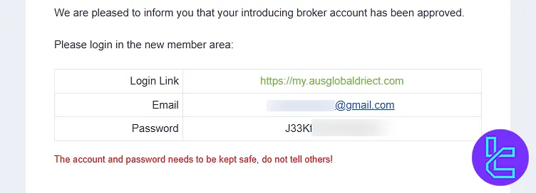 AUS GLOBAL KYC email received