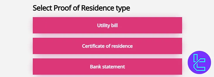 Proof of residence submission for Tradeview Markets approval