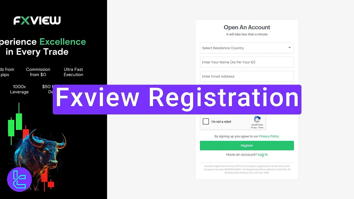 Fxview Registration - Sign Up for ECN or Zero Commission [7 steps] 2025