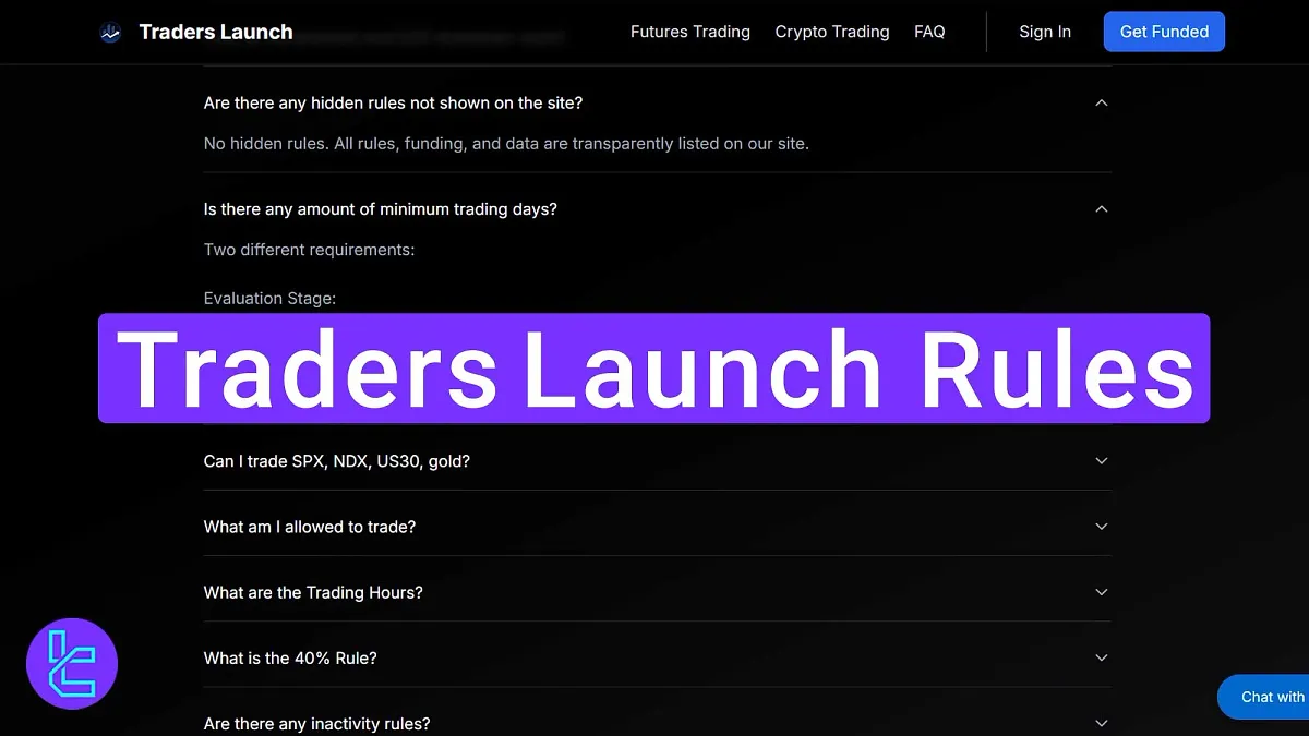 Traders Launch Rules - 1 Trade per Week/Month [80% Profit Share] 2025