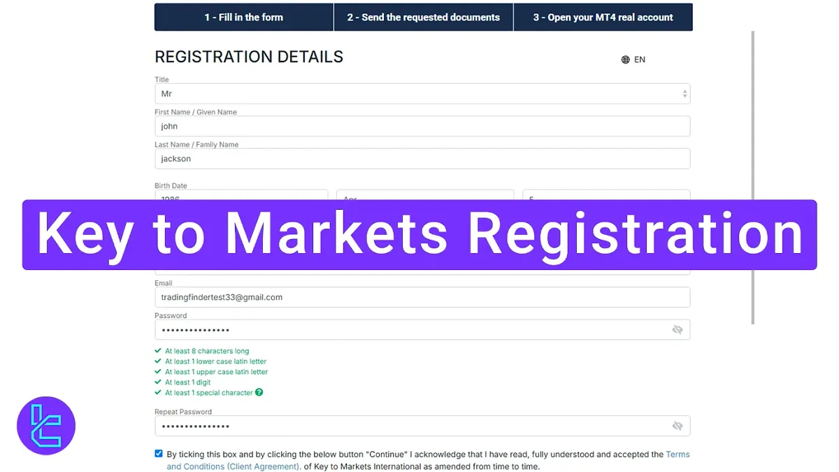 Key To Markets Registration 2025 [Sign-Up in 4 Steps]