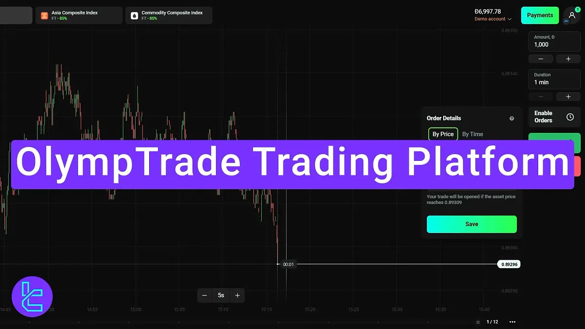 OlympTrade Trading Platform - Set Amount & Duration [From 1 minute] 2025
