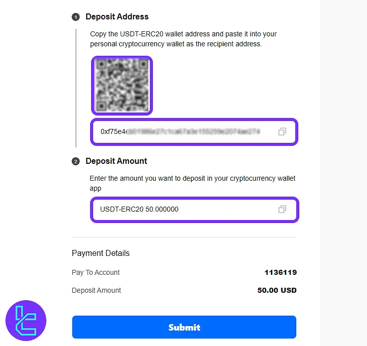PU Prime ERC20 payment address