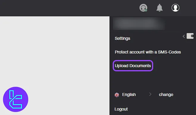 NordFX KYC by uploading documents