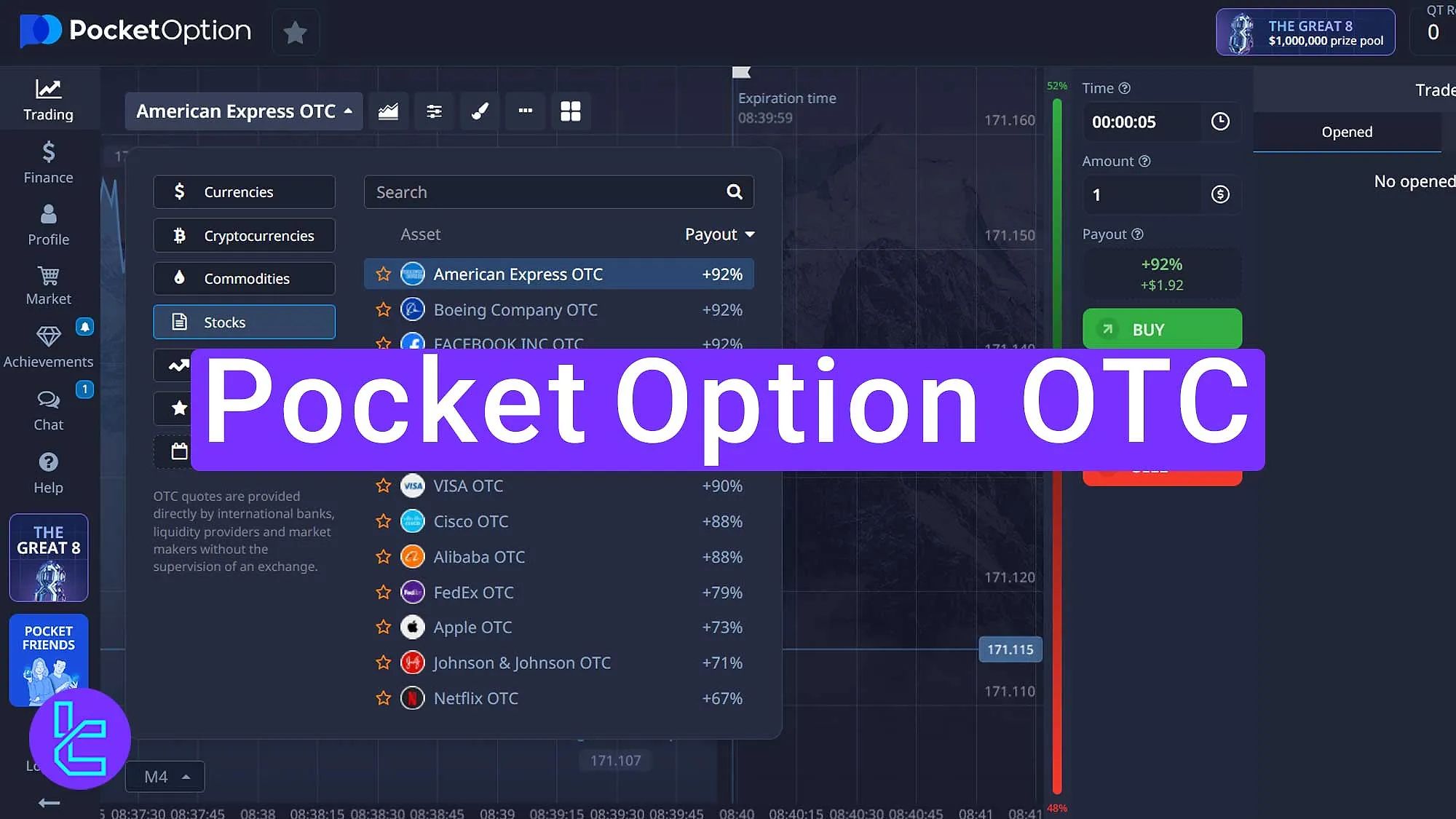 Pocket Option OTC 2026 - 92% payout in Over the Counter