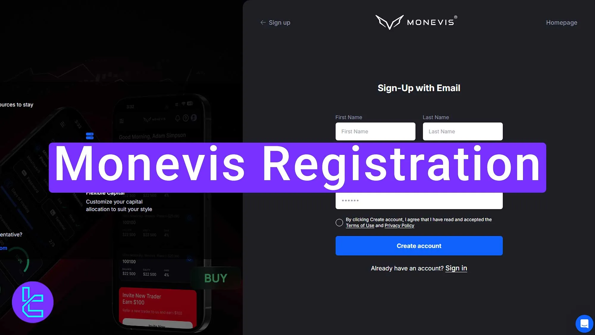 Monevis Registration