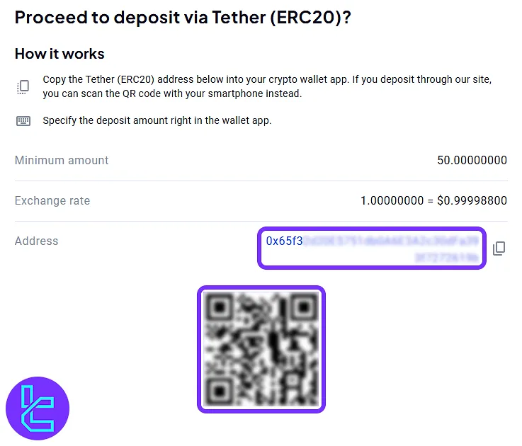 OctaFX ERC20 funding address