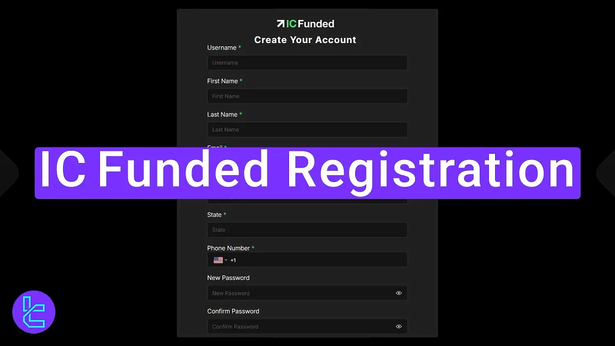 IC Funded Registration - Mobile, Email, and State [2 Steps] 2025 