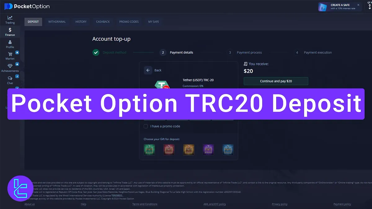 Pocket Option TRC-20 Deposit Guide 2025 [USDT Tron Network Deposit]