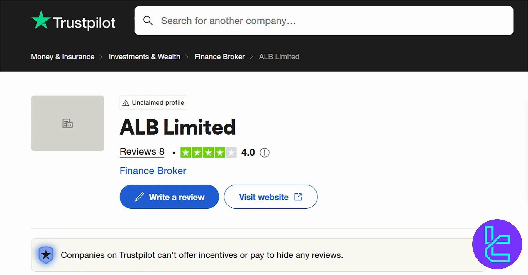 ALB Trustpilot