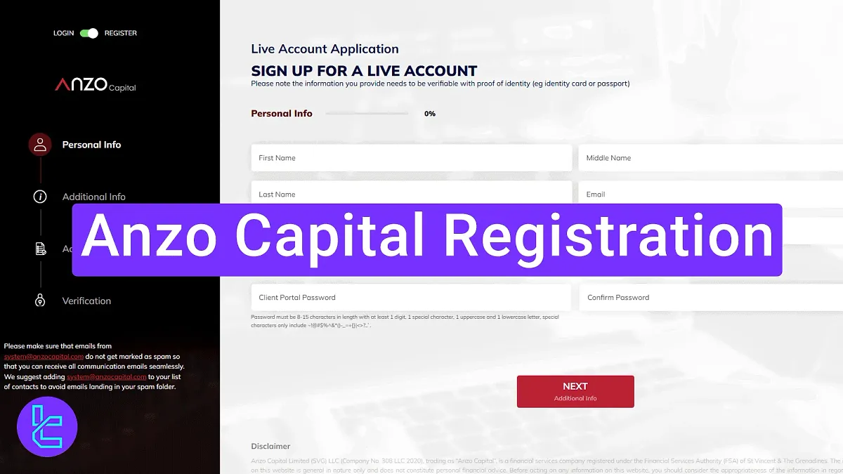 Anzo Capital Registration 2025 [Detailed Guide to Open an ECN or STP Account]