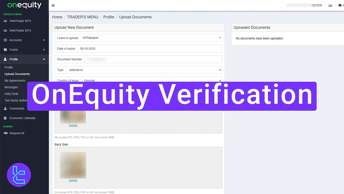 OnEquity Verification 2025 – POI and POA Approval in 4 Steps