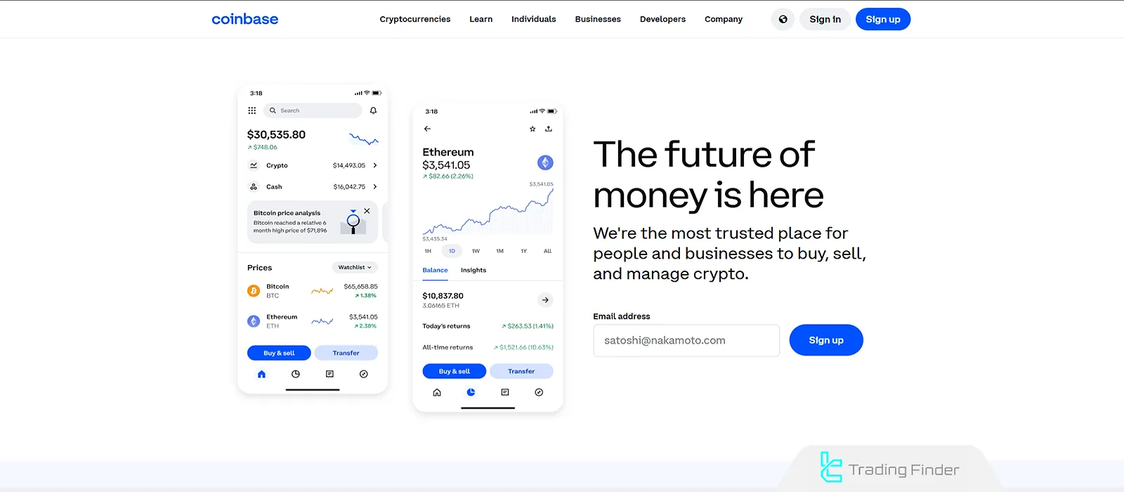Coinbase crypto exchange