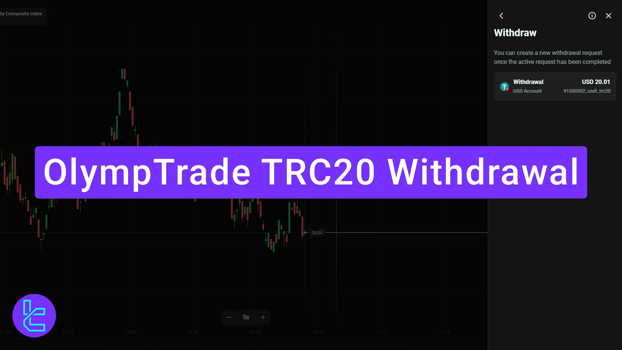 Olymp Trade TRC-20 withdrawal guide