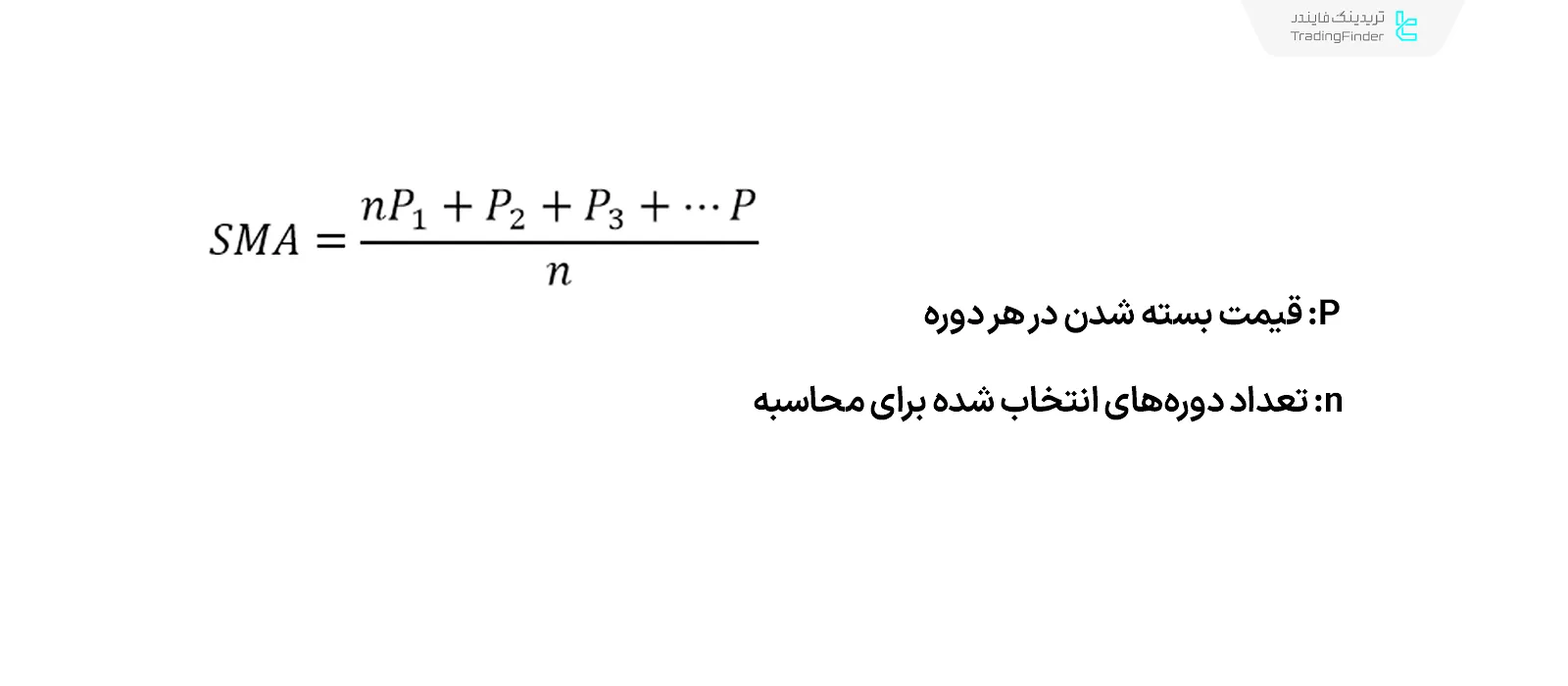 محاسبه میانگین متحرک ساده