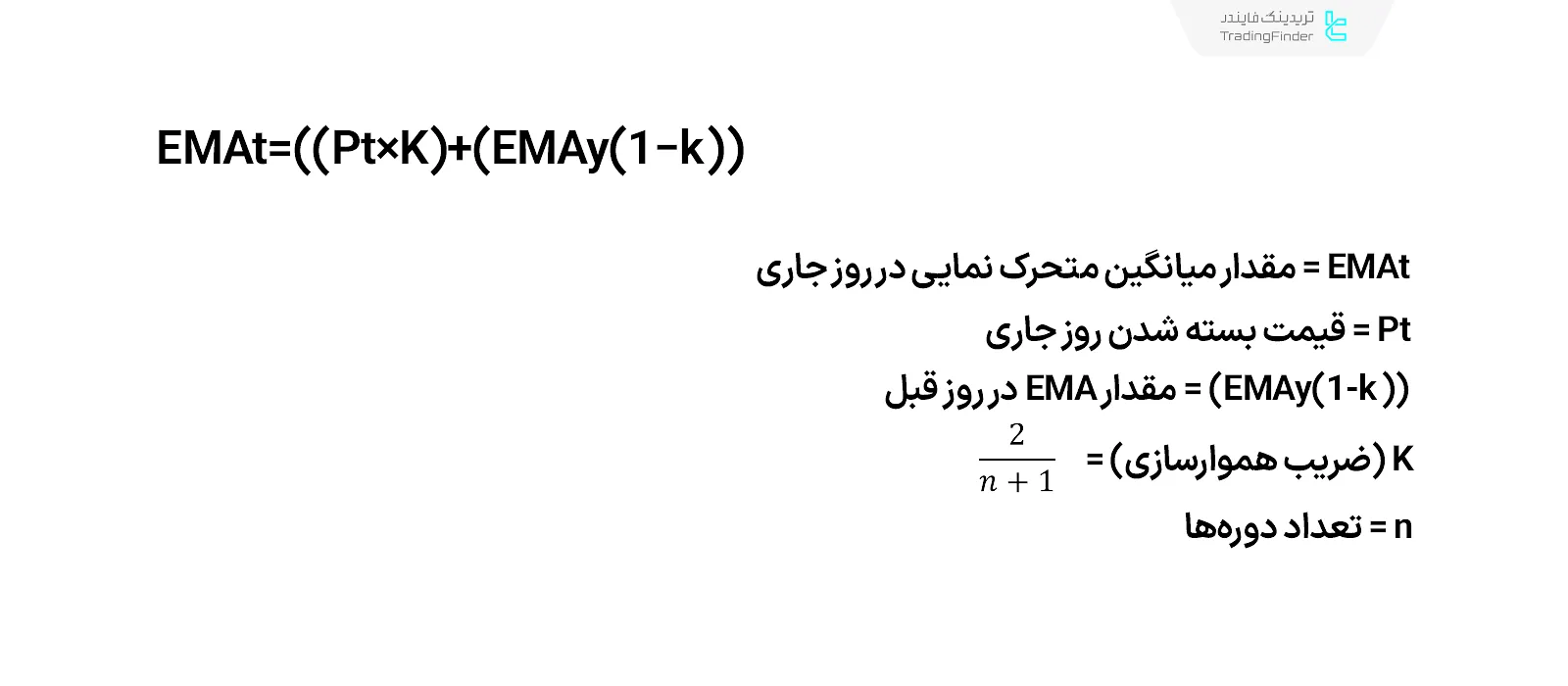 محاسبه میانگین متحرک نمایی