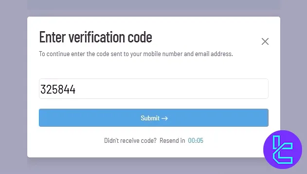 Email code verification for ERC20 payout
