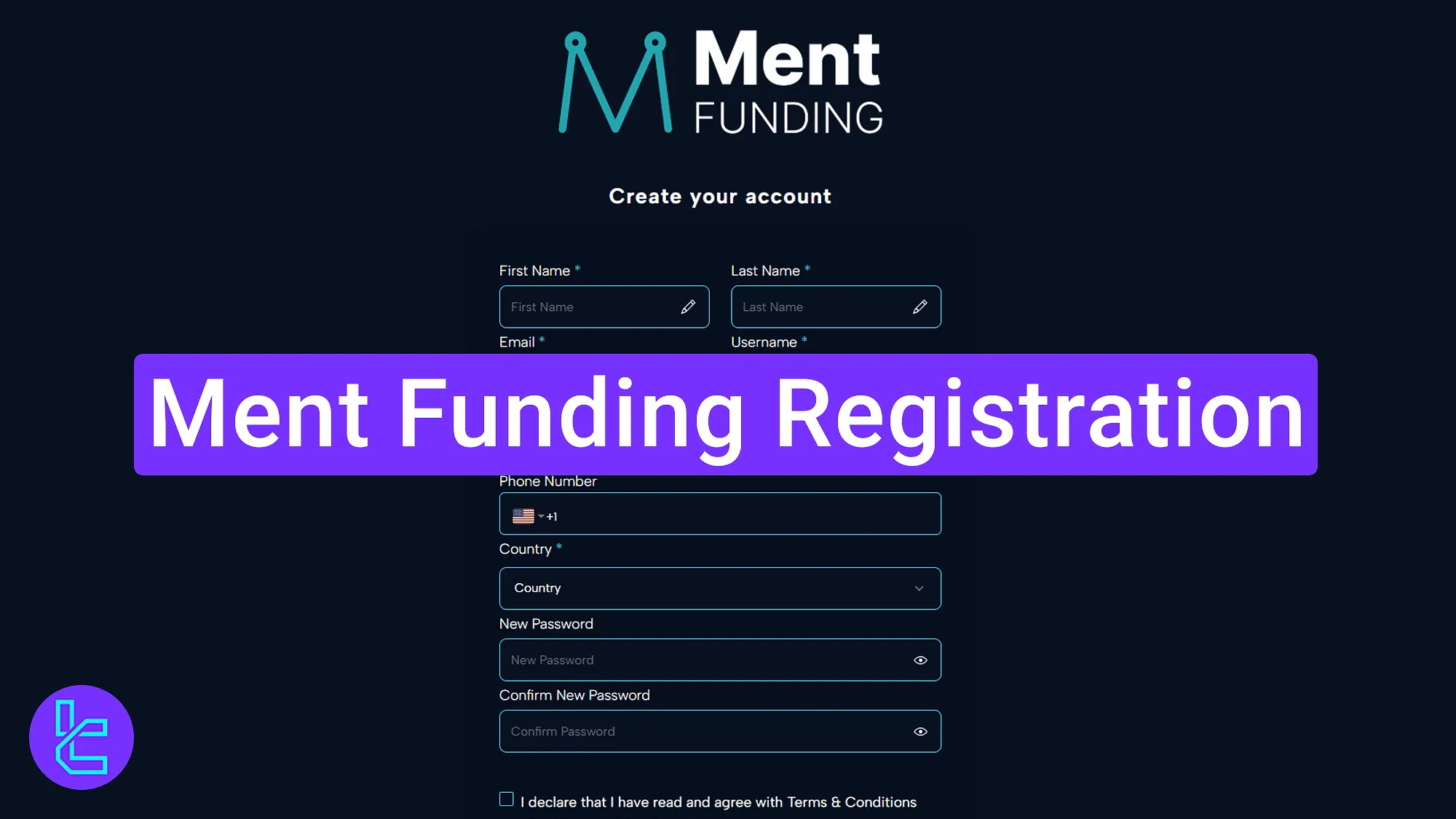 Ment Funding account setup