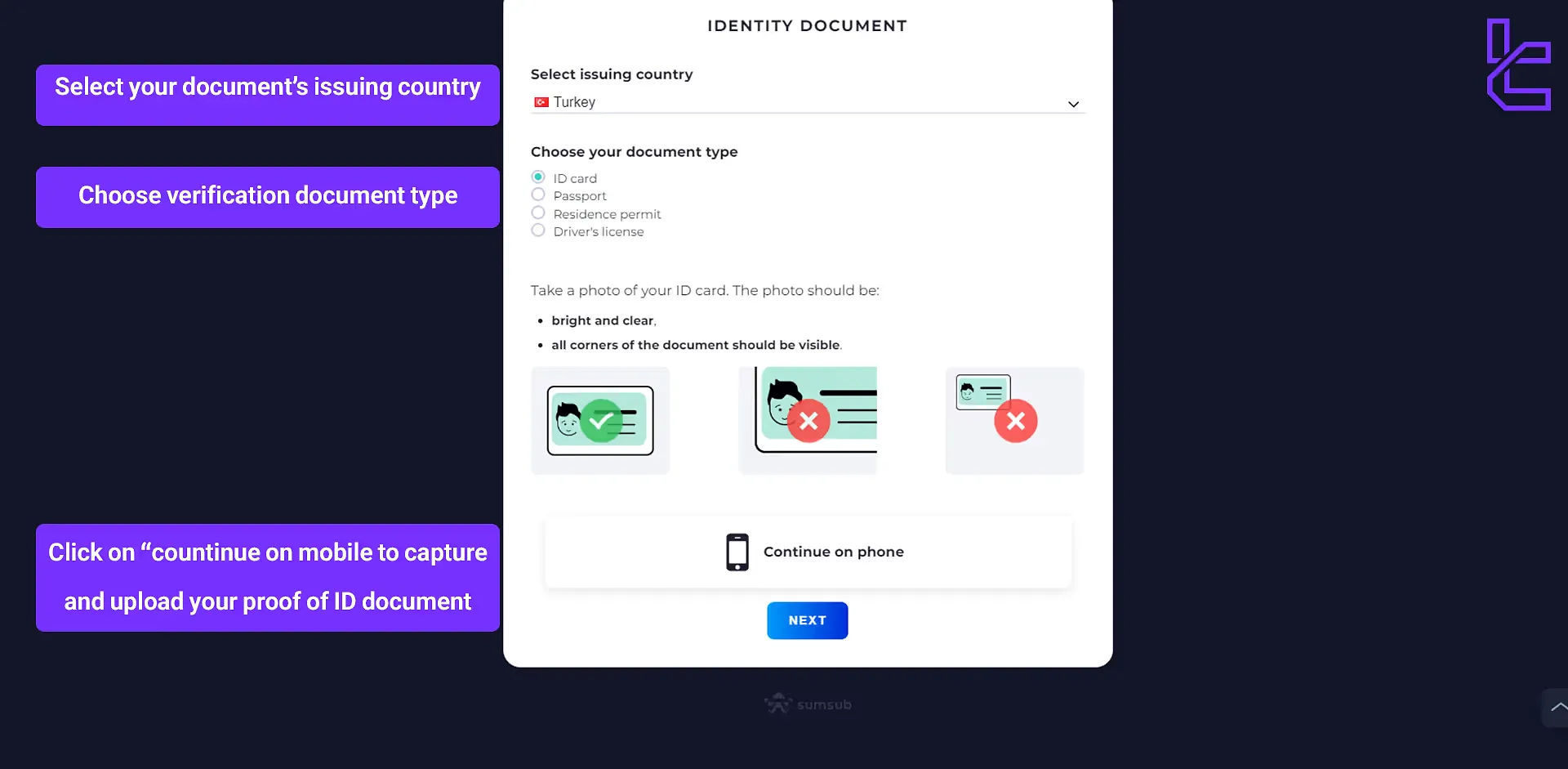 Pocket Option identity verification