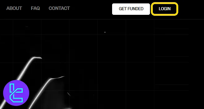 login page access to begin the Goat Funded Trader sign-up