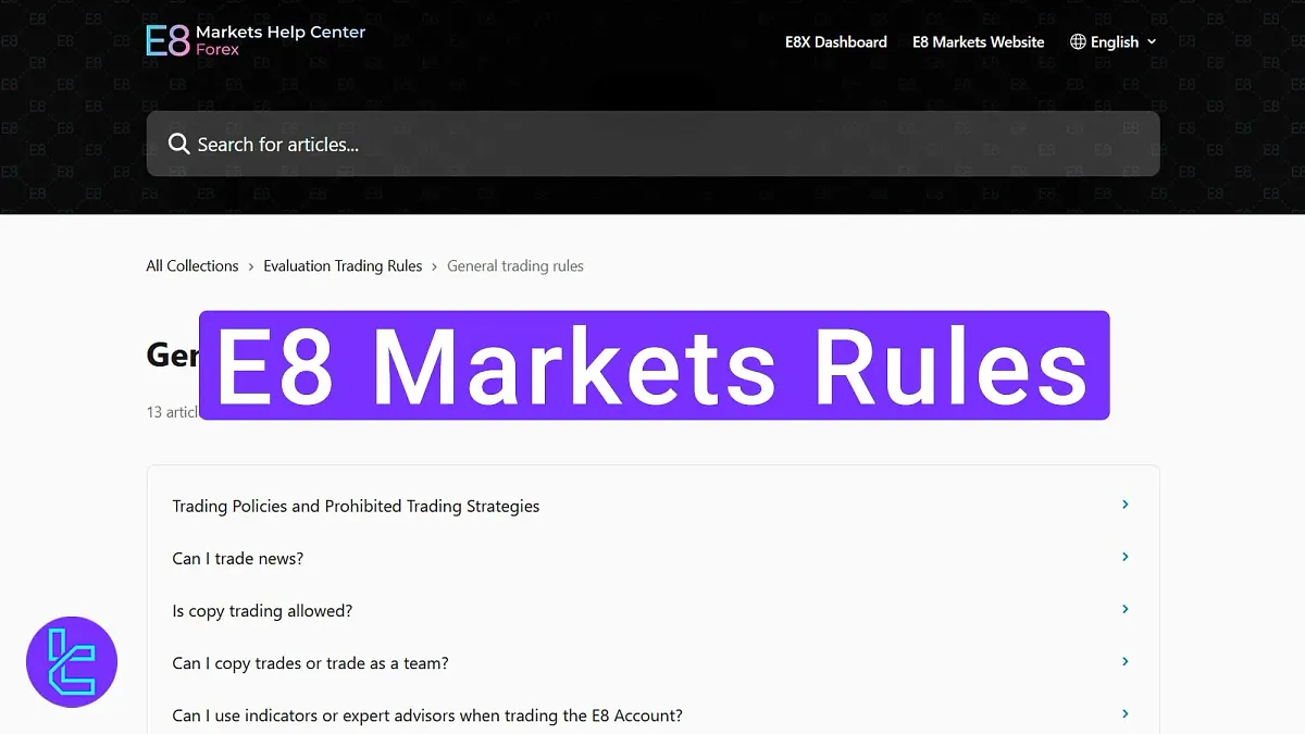 E8 Markets Rules - EAs, News, and Copy Trading Rules 2025
