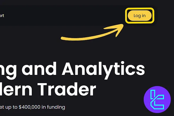 Nordic Funder homepage login area for new account setup