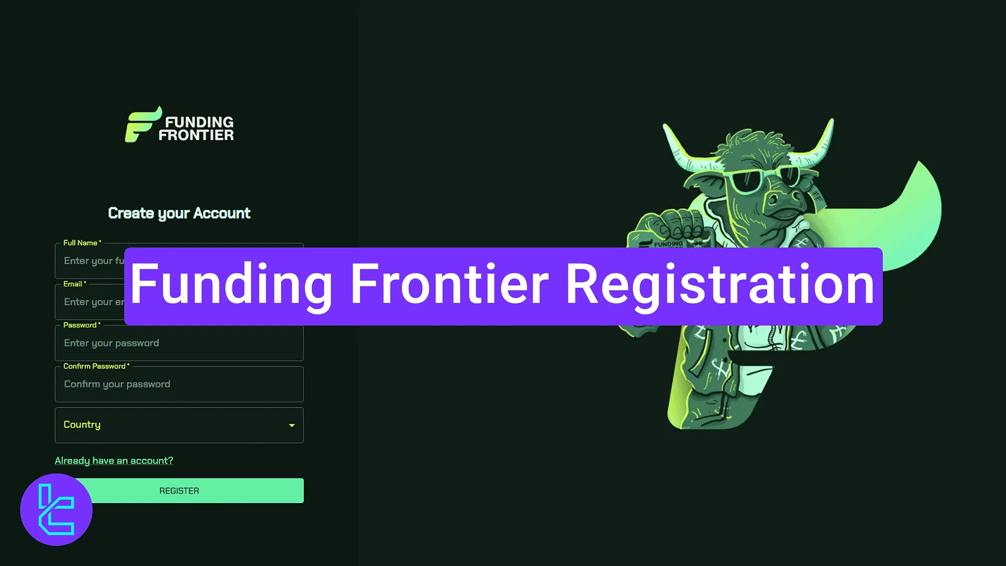 how to complete the Funding Frontier account setup process
