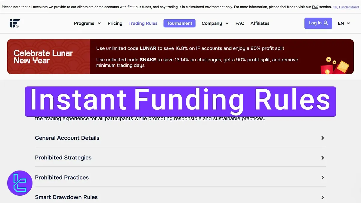 Instant Funding Rules - Public Third-Party EAs & HFT Are Not Allowed 2025
