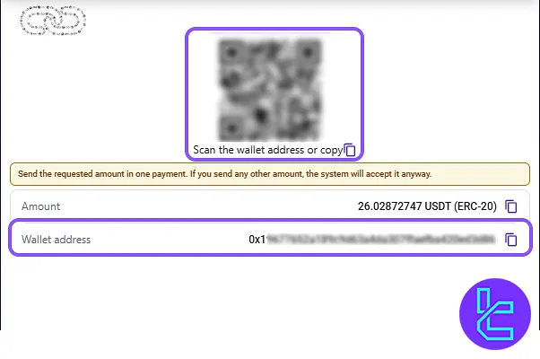 Wallet scan for HYCM ERC20 pay in